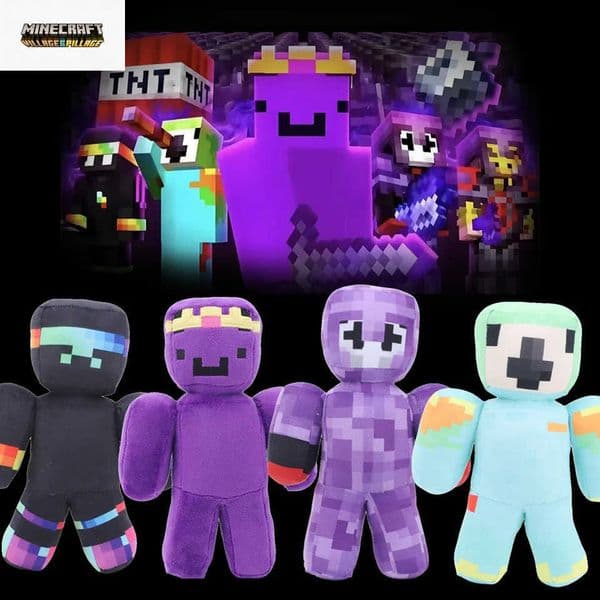 Cute Unstablesmp Plush Toys Wemmbu ParrotX2 Spoke ClownPierce Plush Toys Game Toys Fan Gift Kids Birthday Gifts Dec SpokeIsHere L2606095G7F