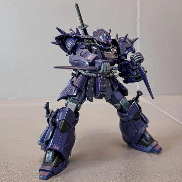 HG HGUC 1/144 Efreet Nacht Mech Assembly Model Kit Action Figures Desktop Decoration Doll Boys Puzzle Toys Gift Collectible L260610TMIM