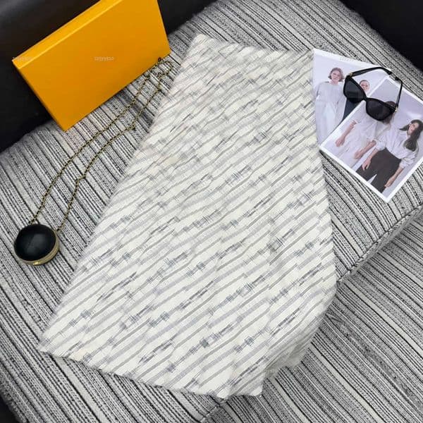 Brand pleated women dress Summer lady dresses women designer clothes printed midi skirt A088X02N049