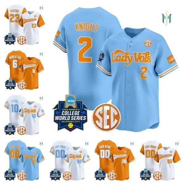 Karlyn Pickens Sage Mardjetko Sophia Knight Alannah Leach Ella Dodge Gabby Leach 2026 World Series (WCWS) Softball jerseys - all stitched women men kids xxs-6xl