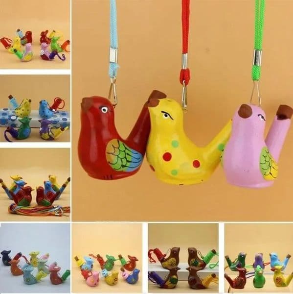 Novelty Items Ceramic Water Bird Whistle Waters Ocarina Song Novelty Items Home Decoration Kids Toys Gift Christmas 26-6.4-5