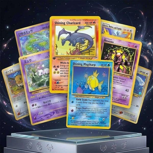 PTCG Lv.60 Magikarp DIY #150 Shining Mewtwo 1995 Black Star Promo 14 New Proxy Collection Foil Card Completionist Gift J260610