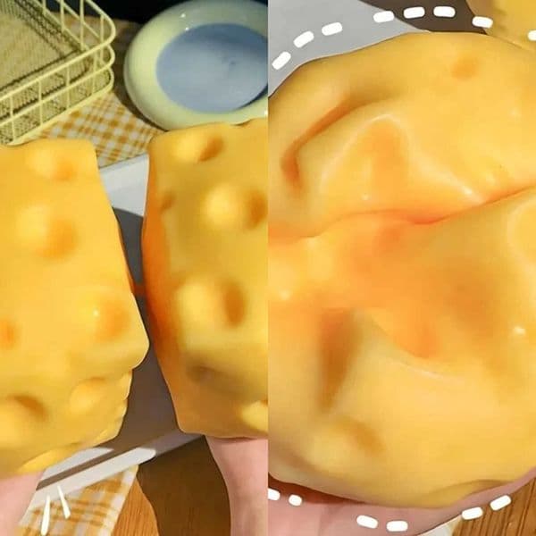 Squeeze Cheese 2026 Toy Giant Extra Large Size Cheese Squishy Fidget Toys Slow Rebound Shapeable Venting Ball for Adults Gifts L260609