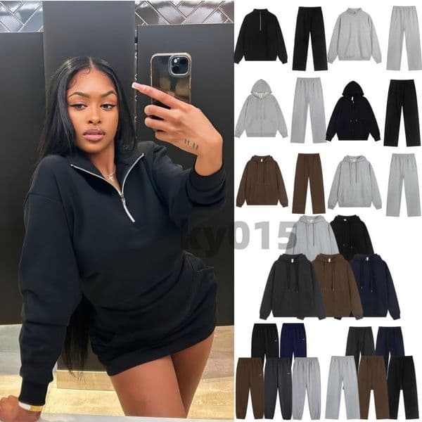 2026 10A Quality New Hot sale Zipper Coat Basic yoga Suit Gym Tracksuit Hooded sweater clothes Comfort Athletic Lounge set Hoodie men women Women Clothes