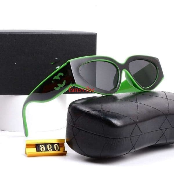 cc sunglasses 2026 Cat-Eye Sunglasses Personalized And Fashionable Unisex Panda Color Scheme UV Protection luxurychannel sunglasses