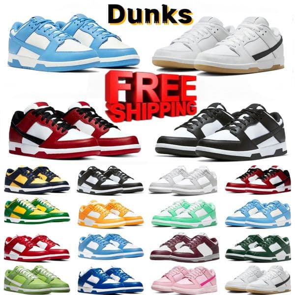 dunksneaker Pandas Running Shoes Low Black White Next Nature Grey Fog Triple Pink Free shipping Otomos Harvest Moon Men Women Designer Sneaker Lows Trainers