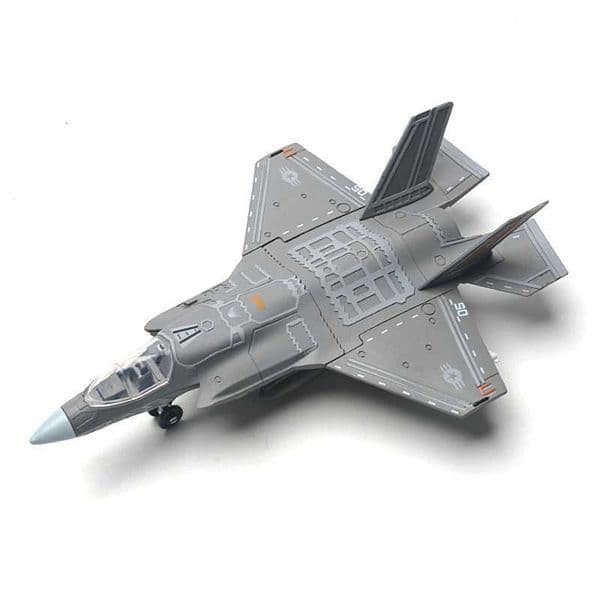 172 Amercia F-35 Stealth Fighter Model Creative Military Series Building Blocks Home Decor Assembled Toys For Boys Xmas GiftsT260609