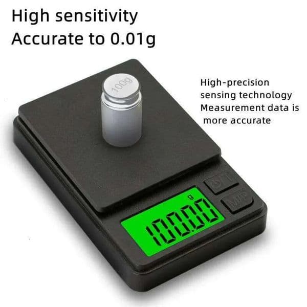 Luxury Designer Decor 100/500G 0.01G Mini Digital High Precision Pocket Jewelry Weight Kitchen Portable Electronic room Scale Decoration For 2
