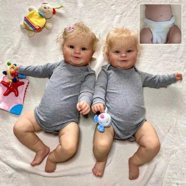2026 New 50Cm/20Inch Reborn Baby Blond Hair Maddie Silicone Vinyl Finished 3D Painted Skin Veins Art Collection Doll Gift For Girls Toys 11
