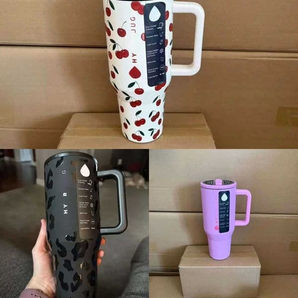 Stainless Steel Vacuum Insulated 40oz Tumbler with Straw Lid Double Wall Thermal Car g Iced Travel Cup Y260610