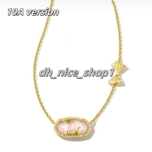 kendral scott Jewerly kendral scott Necklace Designer Jewerly kendral scott Necklace For Woman Man Jewerly Oval Necklace For Women Simple Bow Pendant Clavicle f48