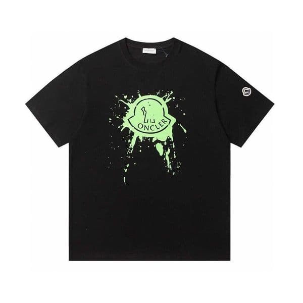 High quality designer clothing High-end M Mengjia 2025 new model printed small logo embroidered loose-fitting unisex pullover short-sleeve T-shirtP6PX