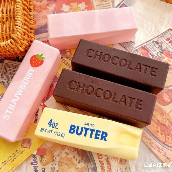 Wholesale Gift Stress Butter Squishy Elastic Cheese Stick Squeeze Soft Slow Rebound Fidget Cute Food Play Relaxing Anxiety Relief Toy