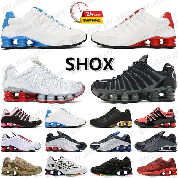 Designer sneaker shox tl ride 2 sneakers shoxs Running Shoes trainers for men triple black white Olive Silver Outdoor mens Sports runners trainers sneakers