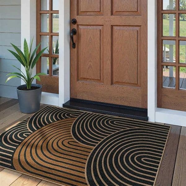 Geometric Modern Solid Color Carpet Non-Slip Soft Home Decor Rug for Living Room Bedroom Kitchen Entrance D260610