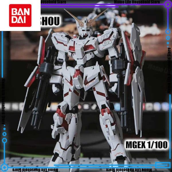 New SHENSHOU 1/100 MGEX RX-0 Unicorn No LED Assembly Model Kits Plastic skeleton Anime Action Figure Robot Plastic Model Toys L260601C6TT