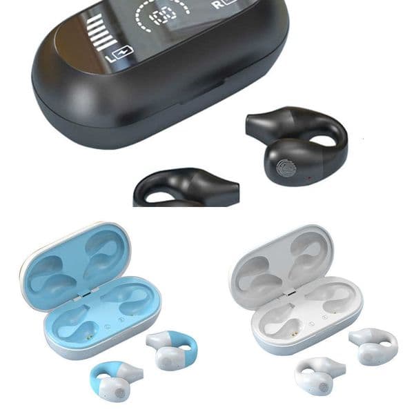 Phone Ear Cell Wireless Hanging Earphones Sports Headphone Bone Conduction Anti-fall Ears Clip Headset TWS Sports Gaming For Smartphone Y260610