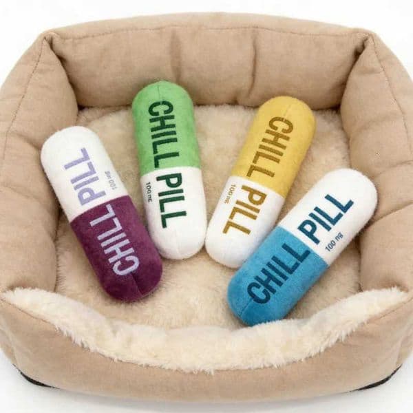 Indestructible Pet l Plush Capse Dog Play Toy With Squeaker Dogs Tooth Chew Toy Safe Dog Tough Puppy Supplie Toys Resistant J260610