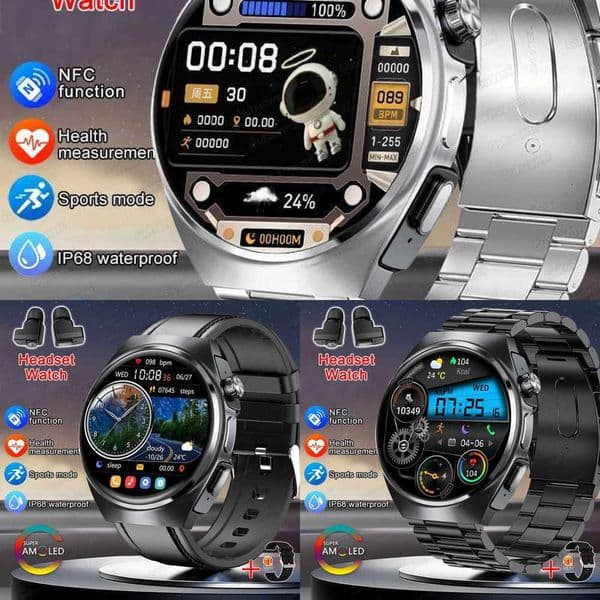 New Women For 2 Man in 1 Smart Watch With Earbuds Smartwatch TWS Earphone Heart Rate Blood Oxygen Monitor Sports WatchM251117 Y260610