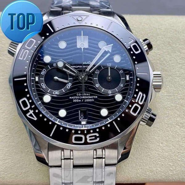 Sea Master Diver 300M 210.30.44.51.01.001 AAAAA Quality 1 1 Top SuperClone N1 Factory Watches 44mm Men Automatic Mechanical Chronograph 9900 Movement With Gift Box