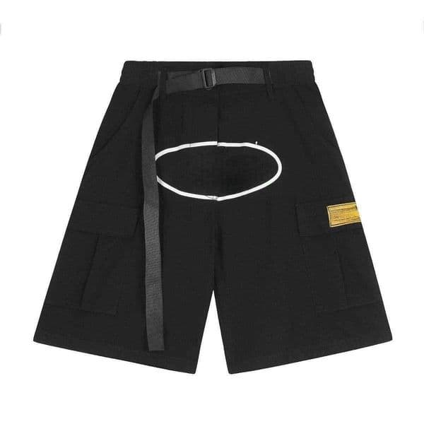 Strtwear Y2k ities T Shorts Shirts Jorts Mens Hip Hop Demon Graphic T Tops Designer Belt Cargos Short Pants Alcatraz Tshirt 656 W2606091