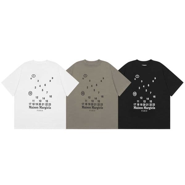 High quality designer clothing Pure Cotton Double Yarn Mens T-Shirt Short Sleeve High QualityZFR0