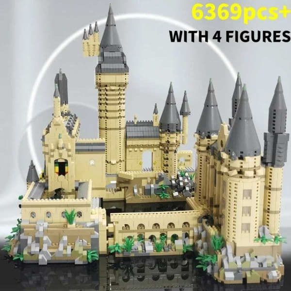 Magic Movie Castle School Micro Building Blocks Street View Architecture MOC Architecture Scenery Toy Christmas Birthday Gifts J260610