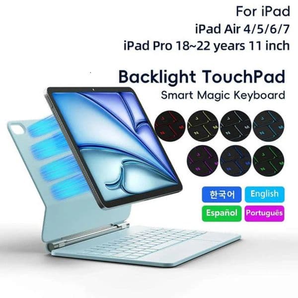 2026 New New Magic Keyboard 4 5 6 Air 7 Case For Outdoor Ipad Pro outdoor 11 Inch 20182022 Generation Cover Smart Coverxj251024 Free Shipping Shipping 264
