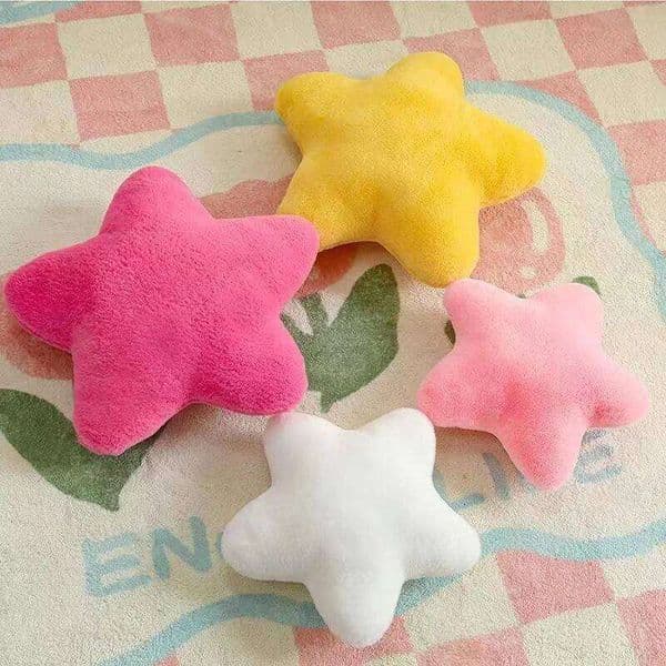 20x20cm Cartoon Star Student Nap Pillow - Office Seat Cushion Bed Decor 26L0610
