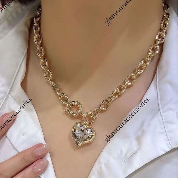 Designer jewelry Vivi ennewestwood bracelet New Hollow Heart Saturn Necklace and Earrings with Dia Inlay for Women