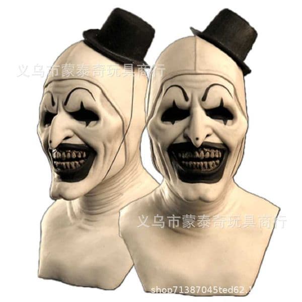 wholesale Halloween COS Horror Headgear Halloween Soul-Cutting Clown Mask Latex Headgear Mask L260610
