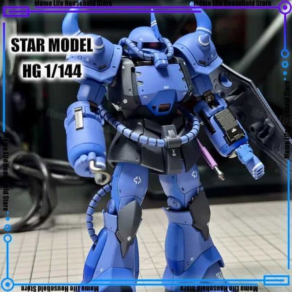New STAR Model 1/144 HG YMS-07B-0 Prototype Gouf Ramba Ral Assembly Model Kits Anime Action Figure Robot Plastic Model Toys L26061031TP
