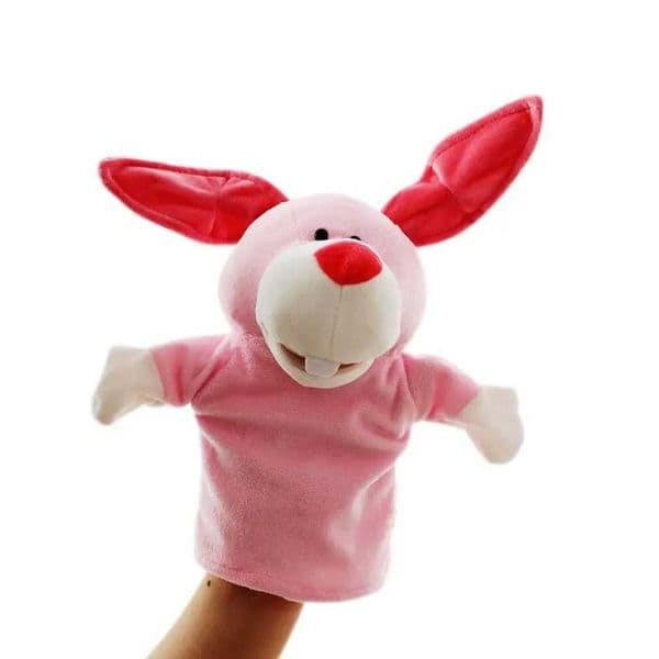 Durable Soft Hand Finger Puppet Elephant Monkey Hippo Pig Baby Educational Toys Cartoon Cute Plushed Doll Narrate L260610PDU3