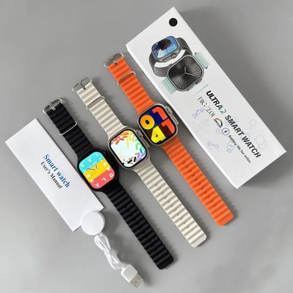 Smart Watch Ultra 2 Brand New Smartwatch Ultra2 Full Touch Screen Wireless Charging Bluetooth Call ULTRA2 SportsWatch