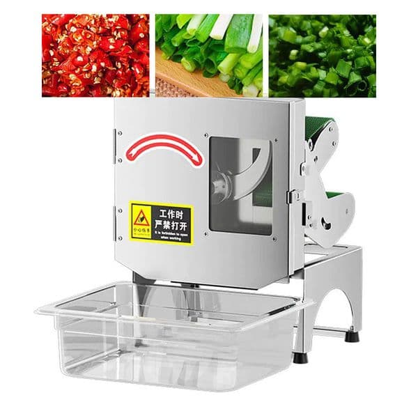 Commercial Small Vegetable Cutter Cut Millet Pepper Rings And Leeks Canteen Multi Function Slicer 220V