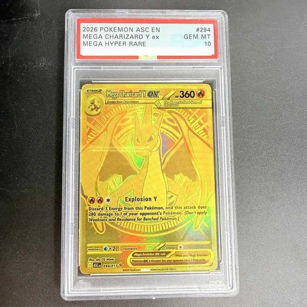 DIY Card 2026 MEGA Y 294/217 Collection Card Copy Card Anime Game Gift Toy L260609UBIS