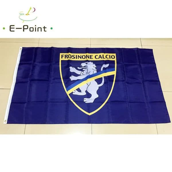 Luxury Designer Decor room Frosinone Calcio 3*5Ft 90Cm*150Cm Polyester Banner Decoration Flying Home & Garden Flag Festive Gifts For 5