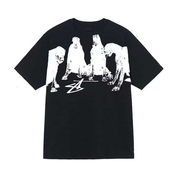 Stussytop Designer High Quality Shirt Studded T Shirts Stusysshirtness Letter Print Graphic Tee Vintage Tops Billiard Pocker Summer Oversized Washed Shirts A5b