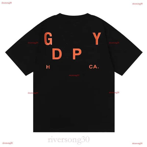 Galerry Men's T Shirts Designer Fashion American Vintage Loose T Shirts Round Neck Letter Graffiti Mens Womens Short Sleeve Breathable Street Casual 444