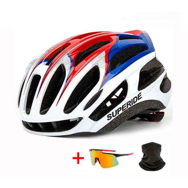 SUPERIDE Integrally-molded Mountain Road Bike Sports Racing Riding Cycling Men Women Ultralight MTB Bicycle Helmet 26Y0611