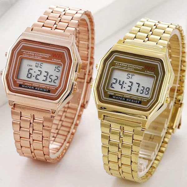 F91W Watch Waterproof Retro Digital Stainless Steel Sports Military Watches Men Women Electronic Wrist Watches Clock 260610