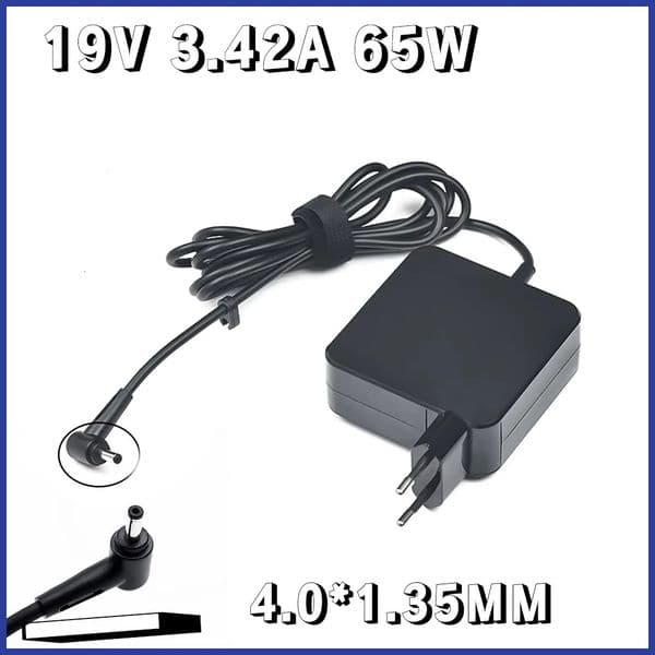 19V 342A 65W 40x135mm AC Adapter Laptop Charger For Asus Vivobook 15 X512 X512F X512FB X512FJ X512FL X512U X512UA X512UB 260611