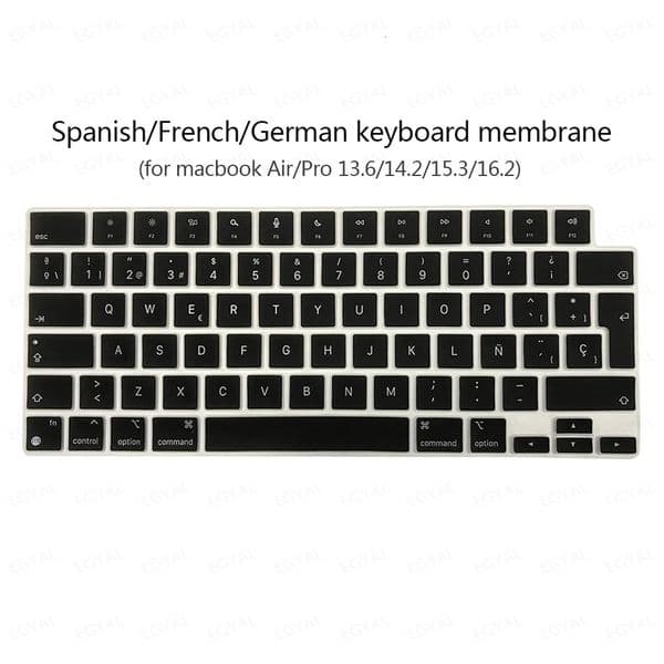 Azerty Keyboard Cover for Pro 14 m5 2026 French Europe Spanish Keyboard Cover for Neo 13 air 15 m2 m3 Pro 16 M4 260611