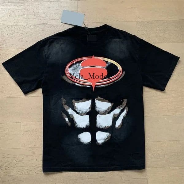 Hellly Shirt Designer Luxury T Shirt Mens Womens Best Quality Graphic Tees Retro Hip Hop Streetwear Short Sleeve Summer Cotton Casual Tshirt 161