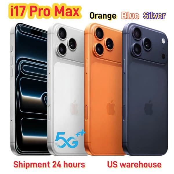i17 Pro Max i17 air 16+2TB mobile phone 5g Cell Phones Free logistics USPS 5G smartphone 256GB full screen USB-C 3.0 20MP camera