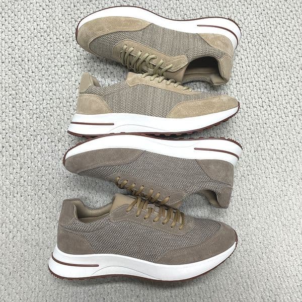 Luxury Week-End Walk Sneakers Men Designer Mesh Shoes Anti Slip Outdoor Knit Trainers Comfort Daily Casual Shoes 1131