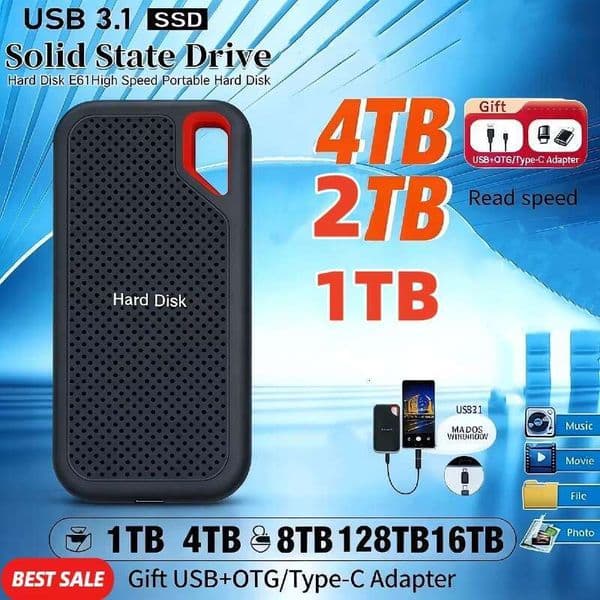 Mobile Solid State TB TB TB Expansion Upgrade High Speed Hard Drive SSD