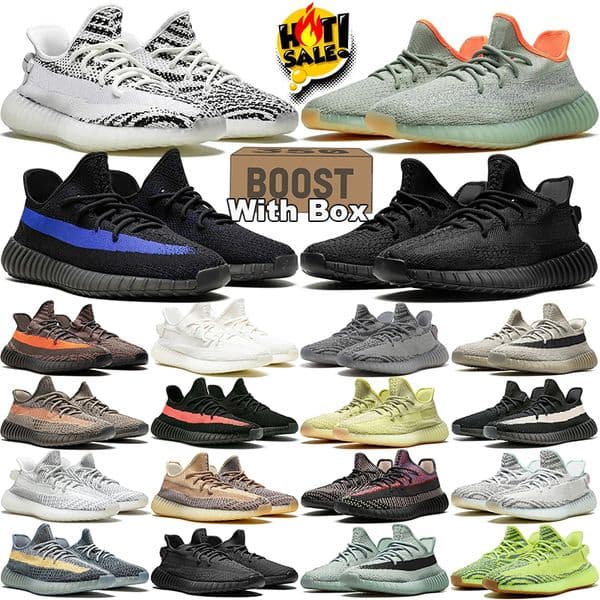With Box Free Shipping 350 350s v2 boost Designer Running Shoes Sneakers Mens Trainers Onyx Cream Black White Bred Talon Women Men Outdoor Sports 36-48 fashion