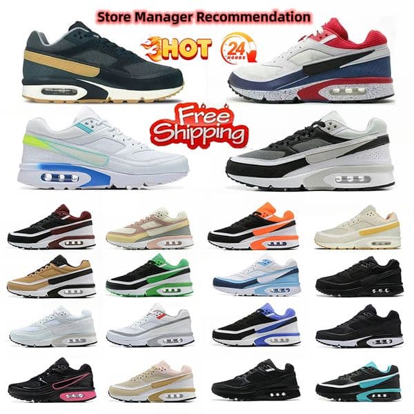 2026 Men 90 Women BW Designer Running Shoes White Pure Platinum Black Persian Violet Cream Vachetta Tan Rotterdam Lyon LA Beijing Trainer Platform Sneakers0S