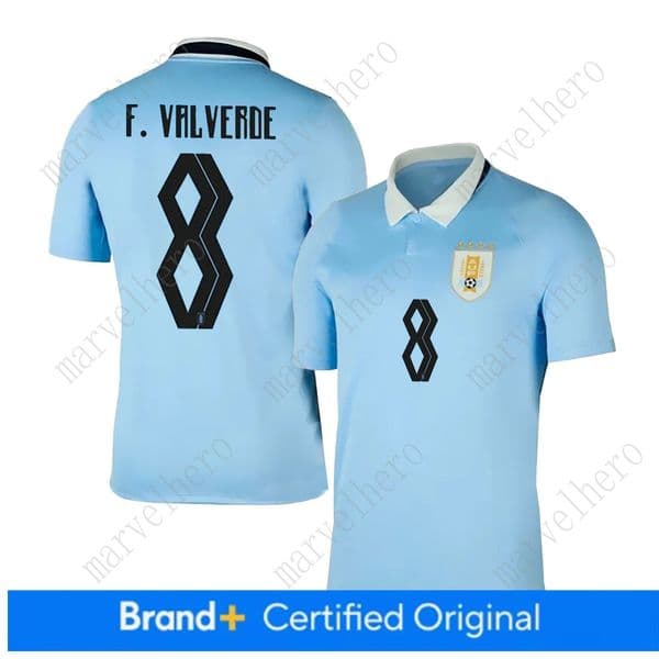 Uruguay Jersey World Cup 2026 Federico Valverde NO. 8 T Shirt Uruguayan National TeamSports T-shirt Jerseys Football Stars Men Women Short Sleeves Tshirt Fans Gifts